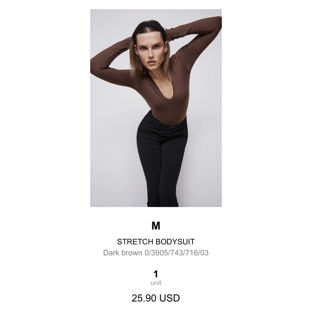 Chocolate bodysuit